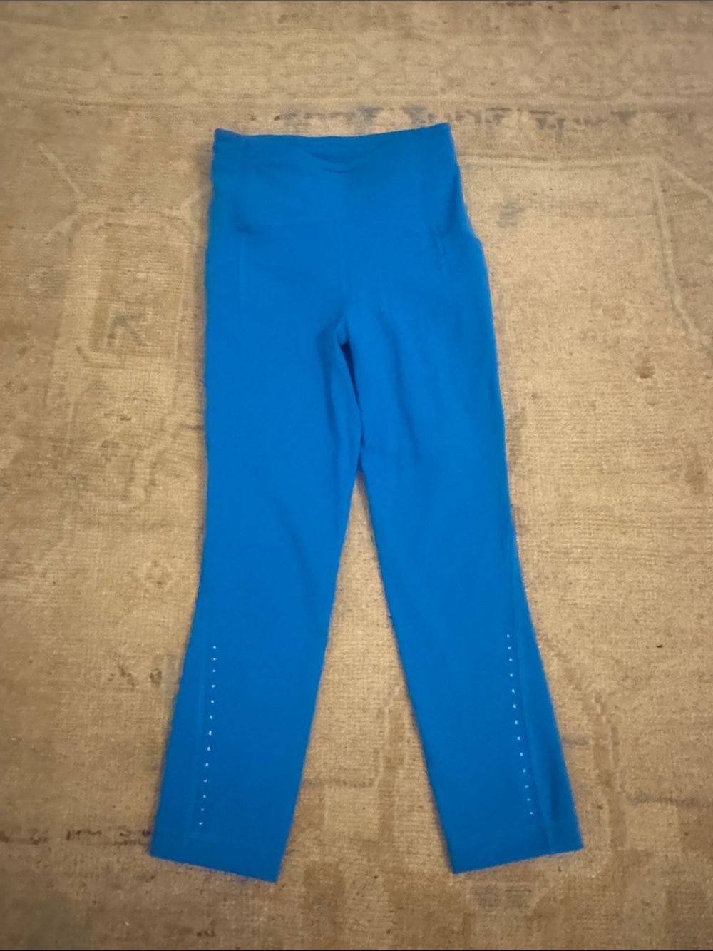 lululemon athletica cobalt blue high-rise crop leggings